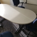 Off White Surface 8' Boardroom Table